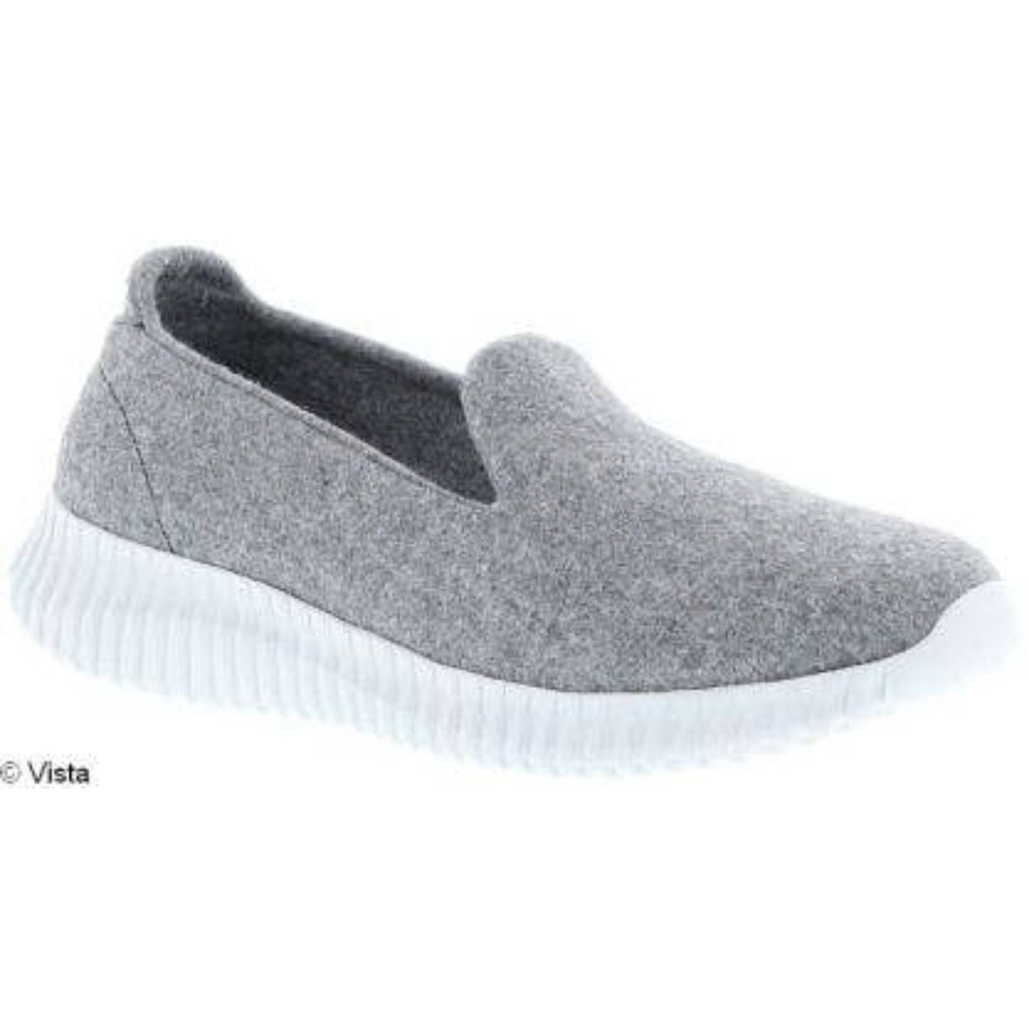 K-Bree Damen Merino Sneaker – leicht & atmungsaktiv - Grau & Rot