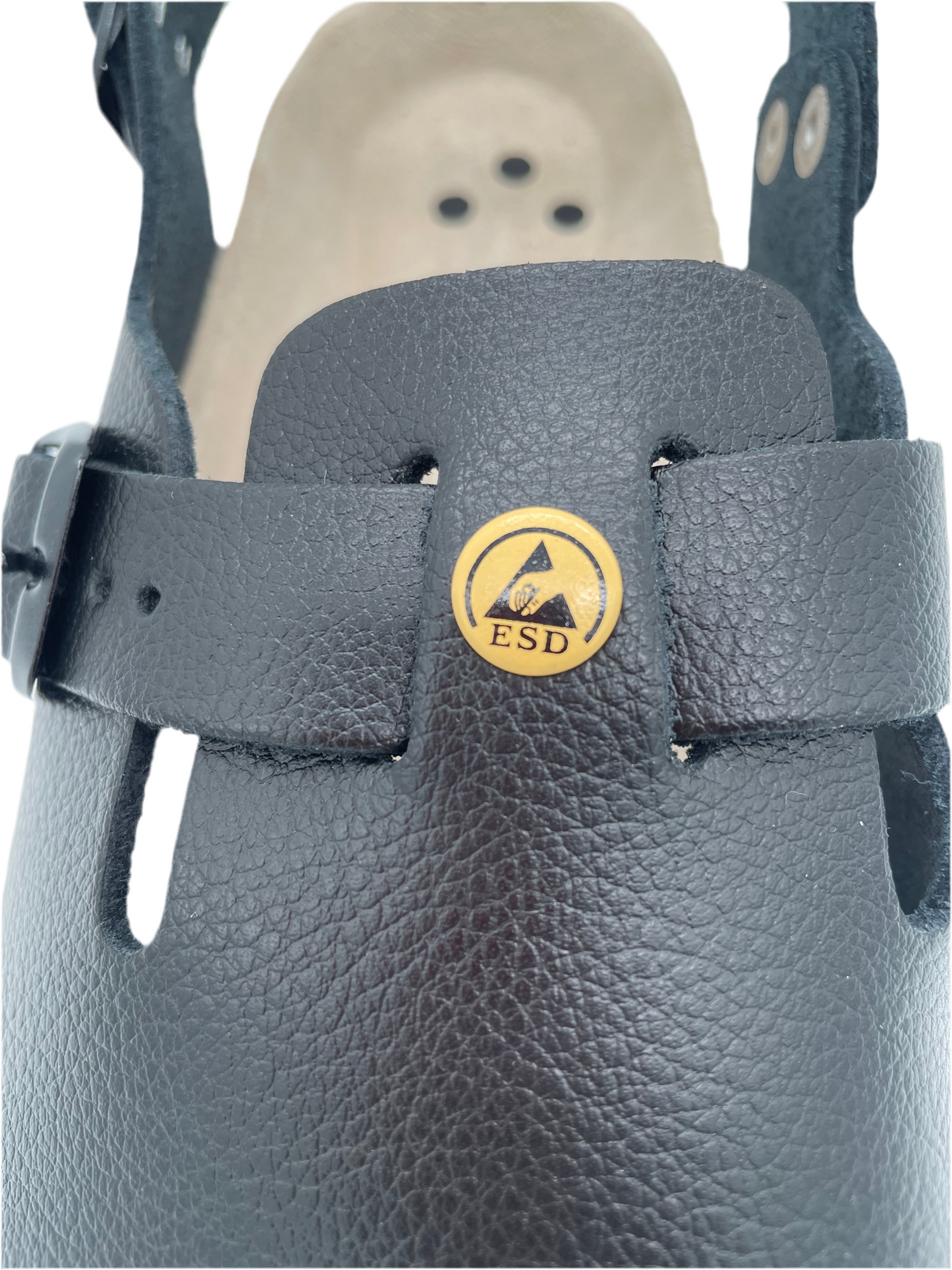 ESD Clog Stahlkappe & Fersenriemen antistatisch Weeger 48505-20