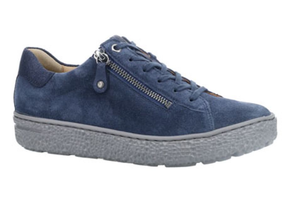 Hartjes Damen Sneaker blau - Leder & Wechselfußbett - Phil