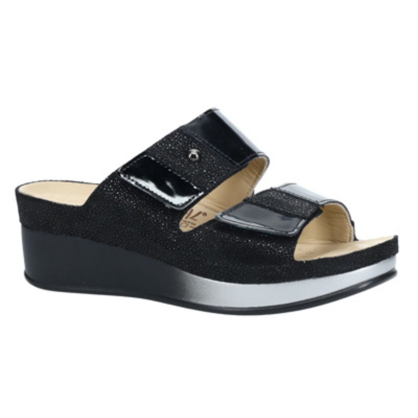Vital Damen Pantolette - Leder & Plateau - Lara