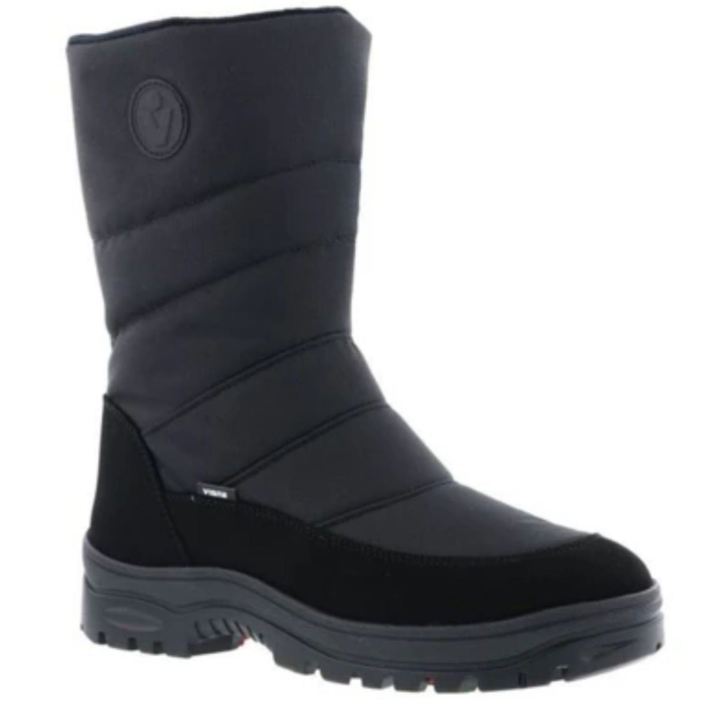 Vista Herren Winterstiefel schwarz - wasserdicht & Reißverschluss - 24-04241