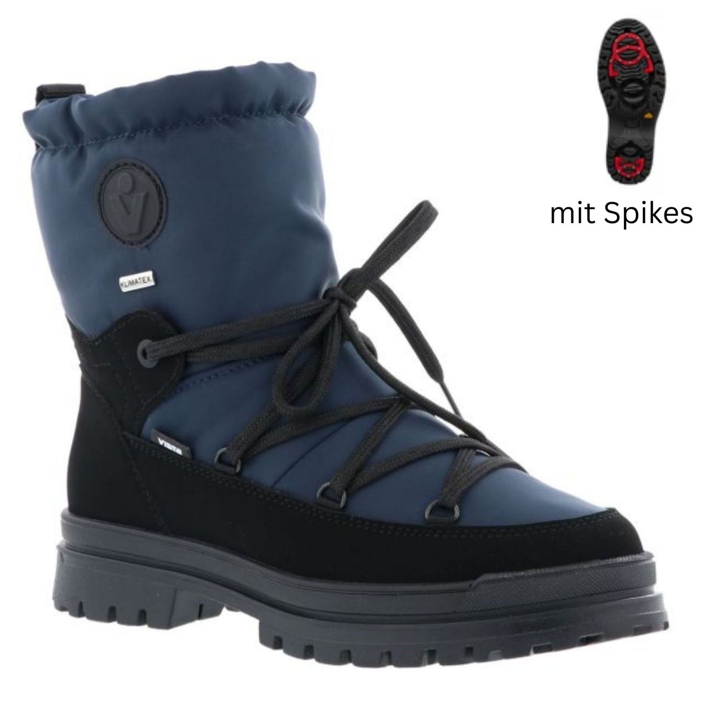 Stivali invernali chiodati da donna Vista - impermeabili - 24-8709K
