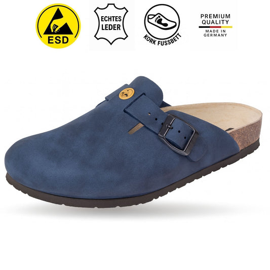 Weeger Damen & Herren ESD Clog blau - antistatisch - 48512-30
