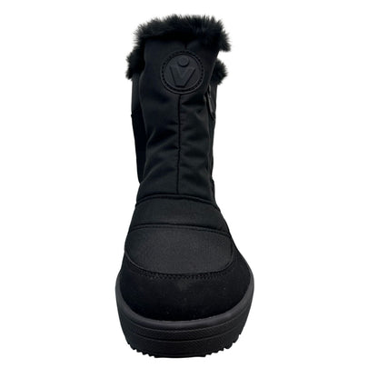 Vista Damen Winterstiefel mit Spikes schwarz – wasserdicht – 24-4898K