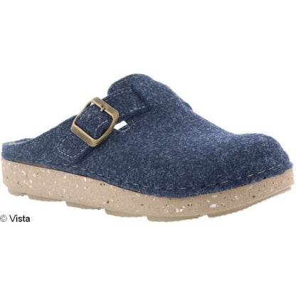 Inblu Damen Hausschuh blau - Filz - 69-BK020