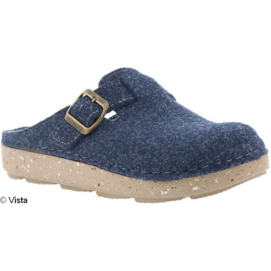 Inblu Damen Hausschuh blau - Filz - 69-BK020