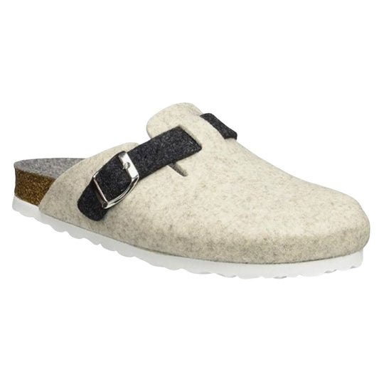 Weeger Damen Herren Filz Hausschuhe - Leder & Korkfußbett - 41517