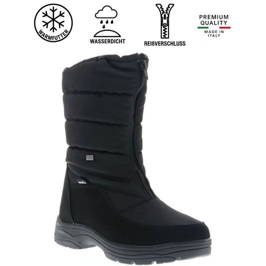 Vista Damen Winterstiefel schwarz - wasserdicht - 11-34002