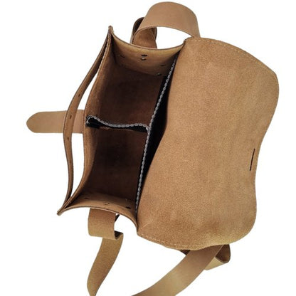 Böllertasche/Patronentasche aus Rindsleder – Schusstasche Handmade - Braun