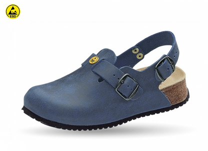 ESD Clog Fersenriemen Keilabsatz antistatisch Weeger 48325-30