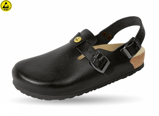 ESD Clog mit Fersenriemchen antistatisch Weeger 48611-20