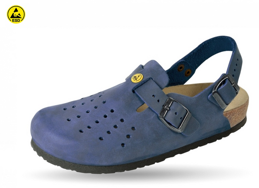 ESD Clog gelocht mit Fersenriemchen antistatisch Weeger 48619-30