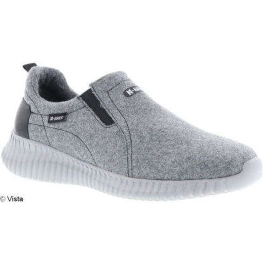 K-Bree Herren Merino Sneaker – leicht & atmungsaktiv - Grau