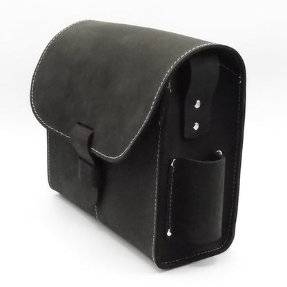Böllertasche/Patronentasche aus Rindsleder – Schusstasche Handmade - Braun