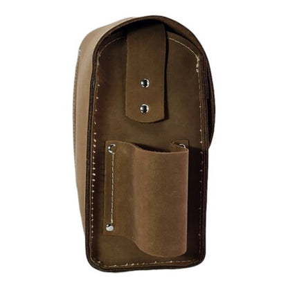 Böllertasche/Patronentasche aus Rindsleder – Schusstasche Handmade - Braun