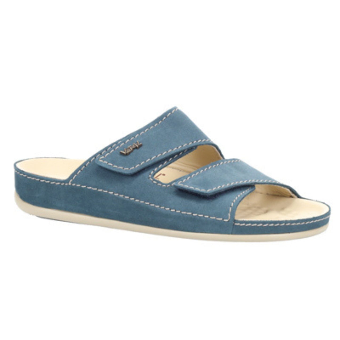 Vital Damen & Herren Pantolette - Leder & H-Weite