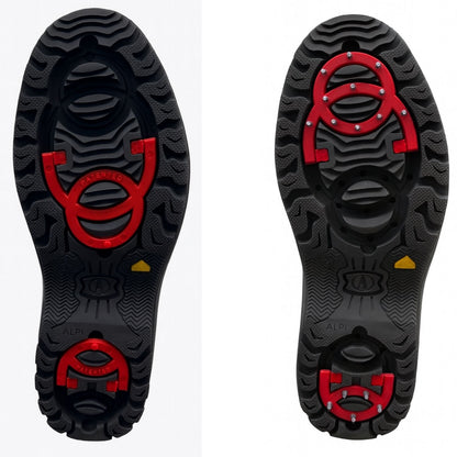 VISTA Herren Winterstiefel Eiskrallen Spikes wasserdicht Reißverschluss 24-4258K