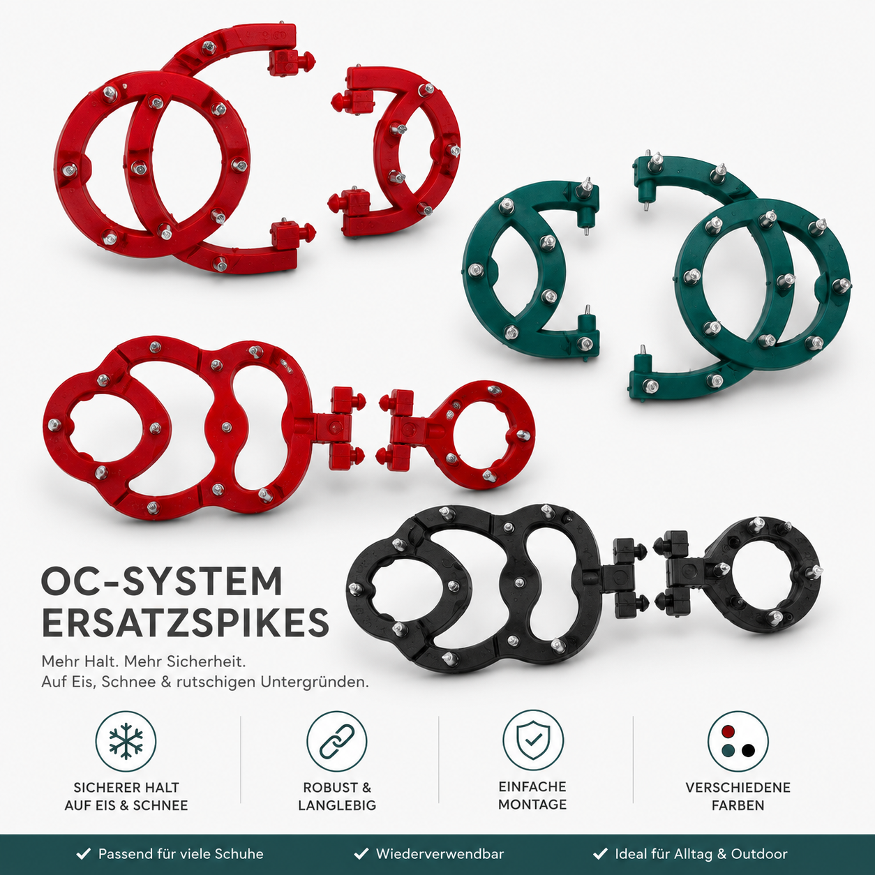 OC-System ALPI Ersatzspikes – vorne & hinten